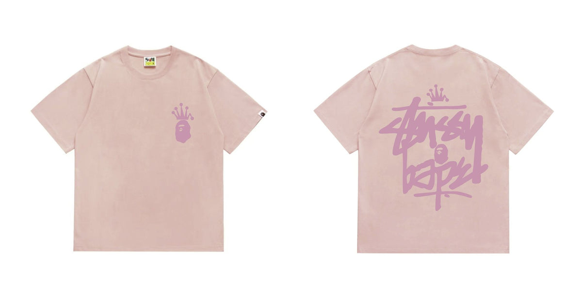 BAPE Crowned Ape Back Graphic Short-Sleeve T-Shirt