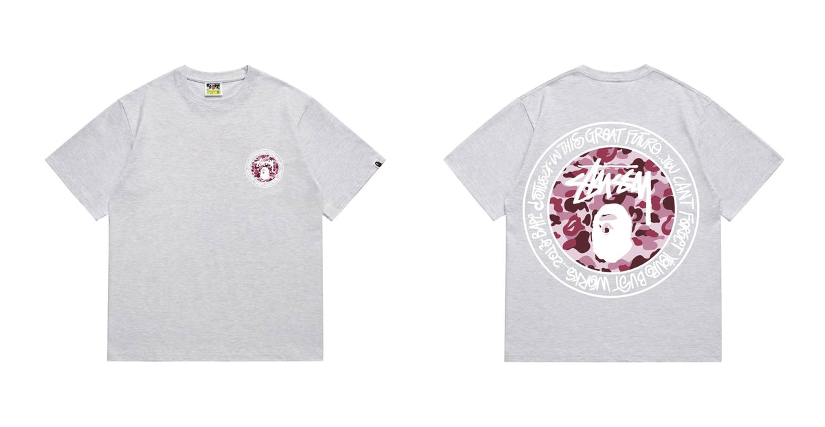 BAPE Light Circular Graphic Short-Sleeve T-Shirt