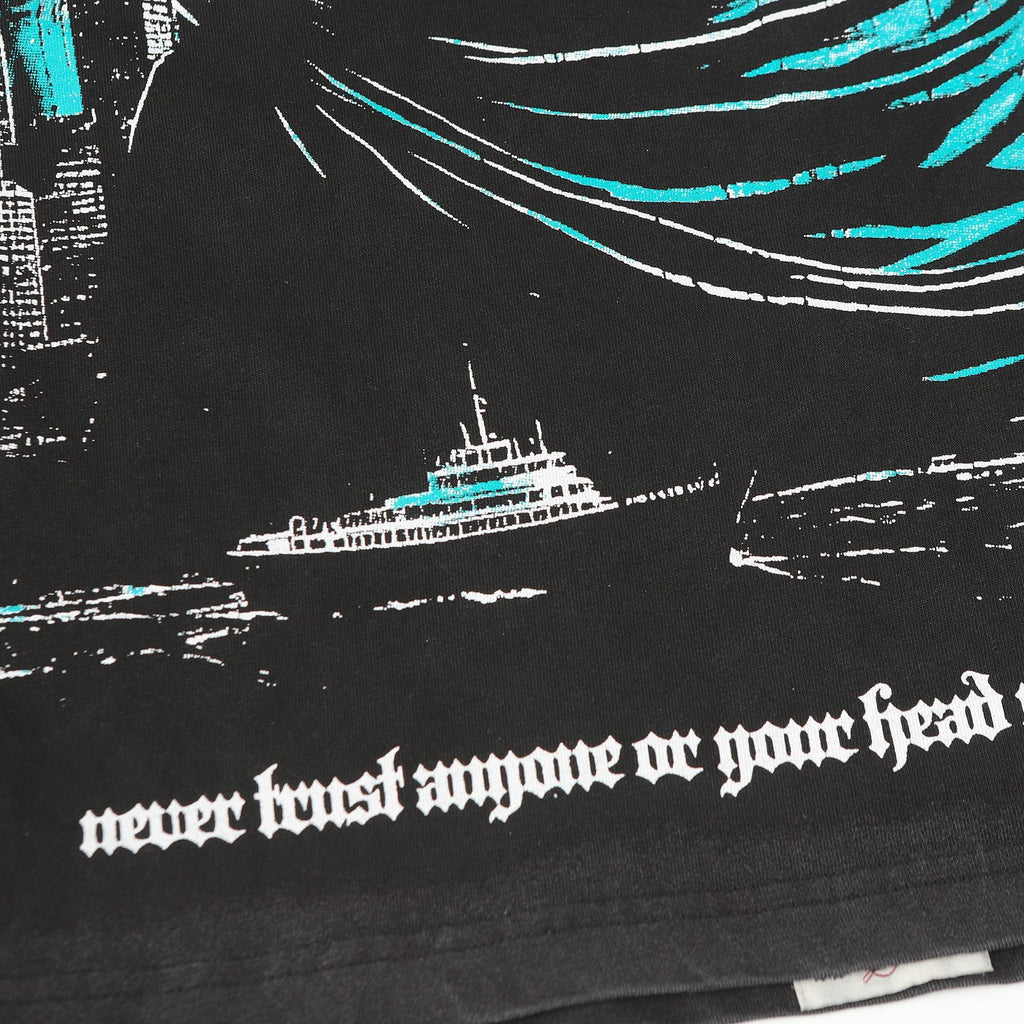 Godspeed Statue City Graphic T-Shirt