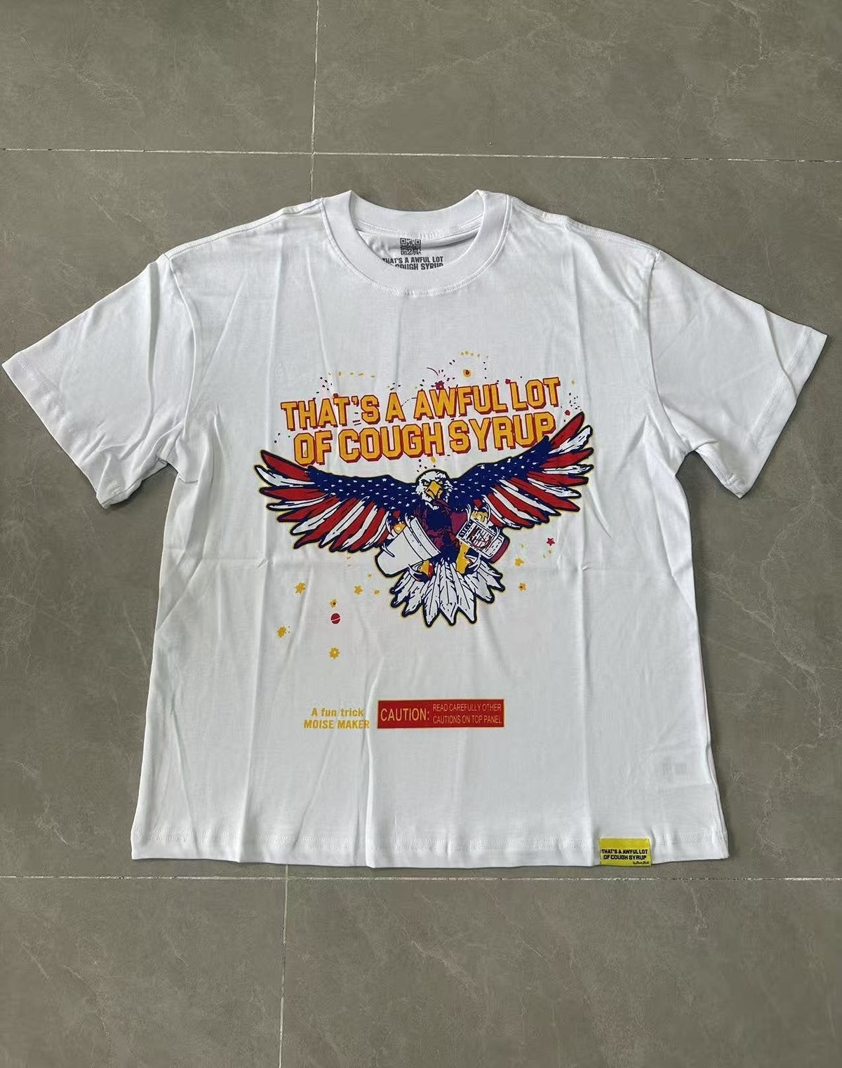 THAT'S A AWFUL LOT OF COUGH SYRUP Eagle Graphic T-Shirt