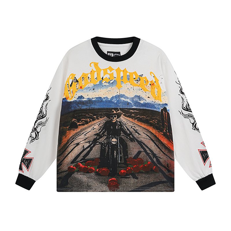 Godspeed Out of Many One Graphic Long-Sleeve T-Shirt