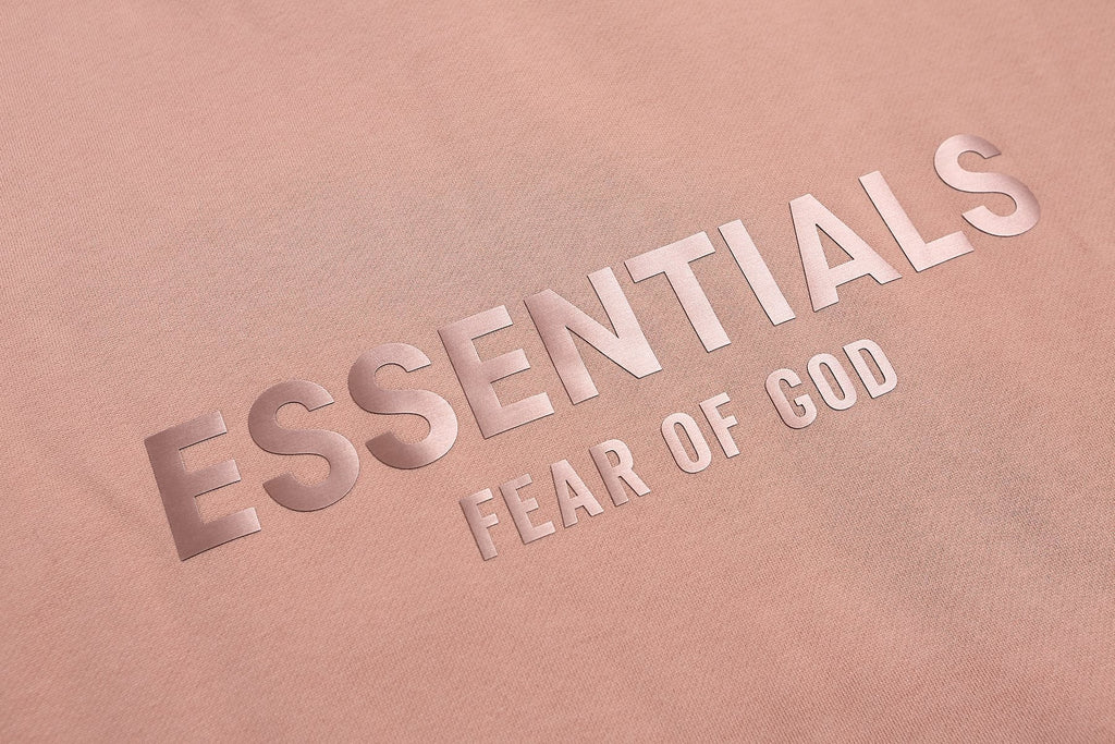 Fear of God Essentials Dusty Pink Hoodie & Pants Matching Set