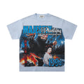 MAJESTIK Washed Rhinestone Graphic T-Shirt