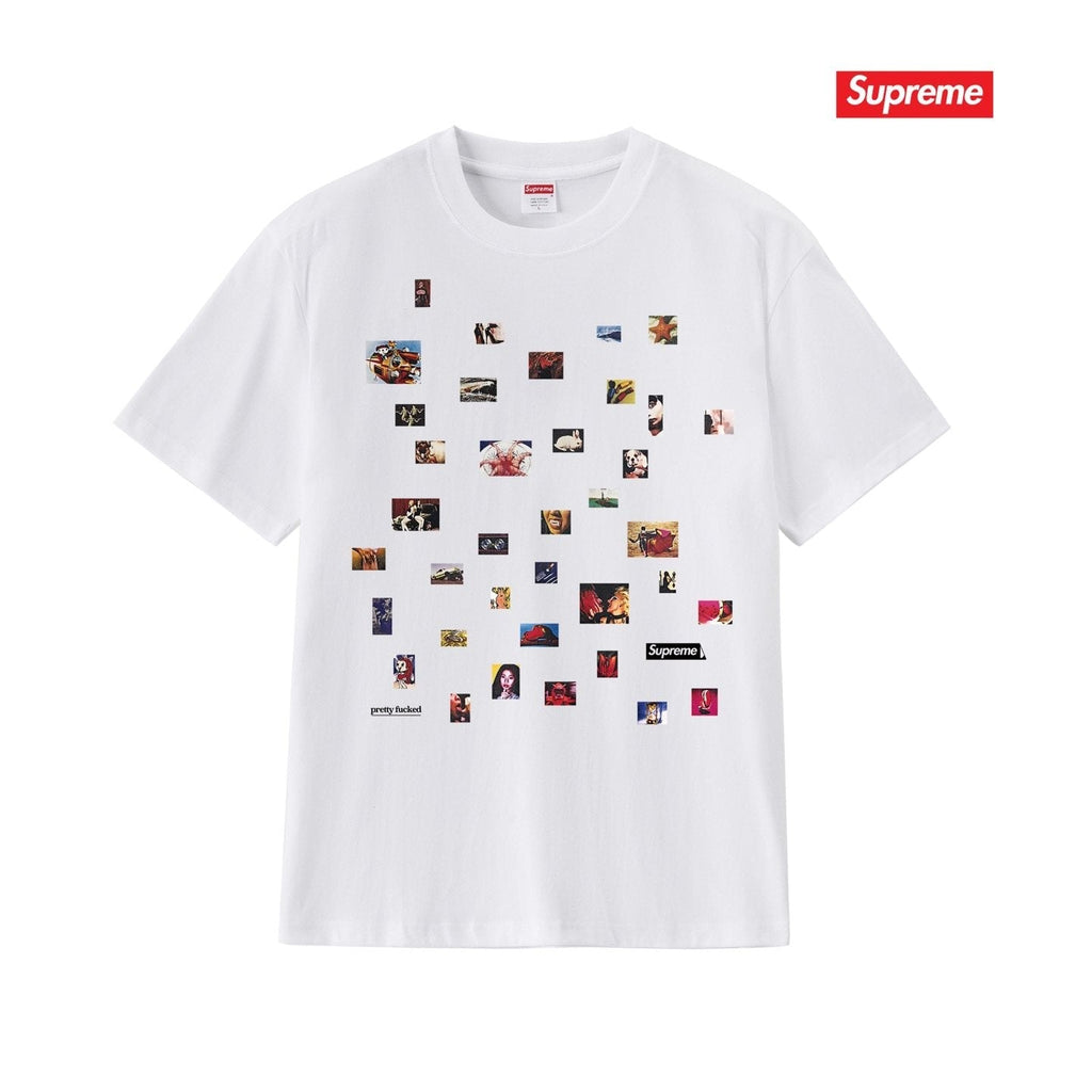 Supreme Photo Collage Graphic T-Shirt
