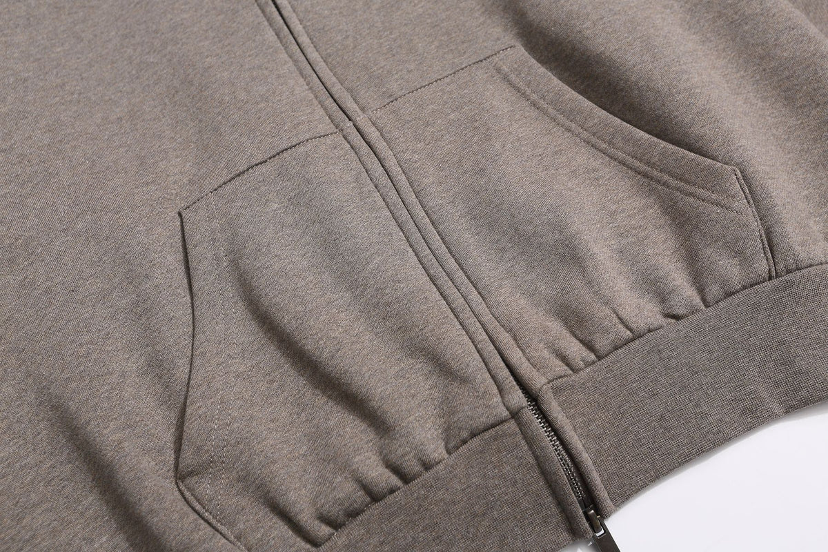 Fear of God Essentials Full-Zip Graphic Hoodie