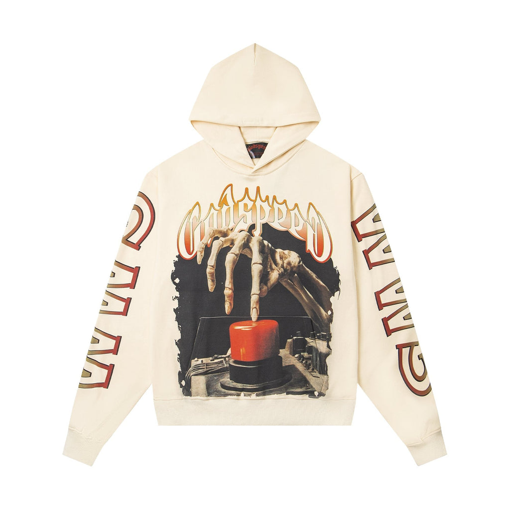 Godspeed Skeleton Hand Graphic Hoodie