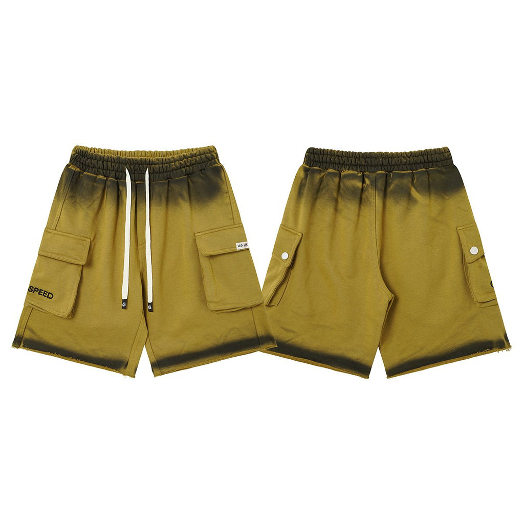 Godspeed Embroidered Cargo Sweat Shorts