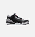 Air Jordan 3 Retro Black Cement Men's Sneakers - Black / Fire Red / Cement Grey / Summit White