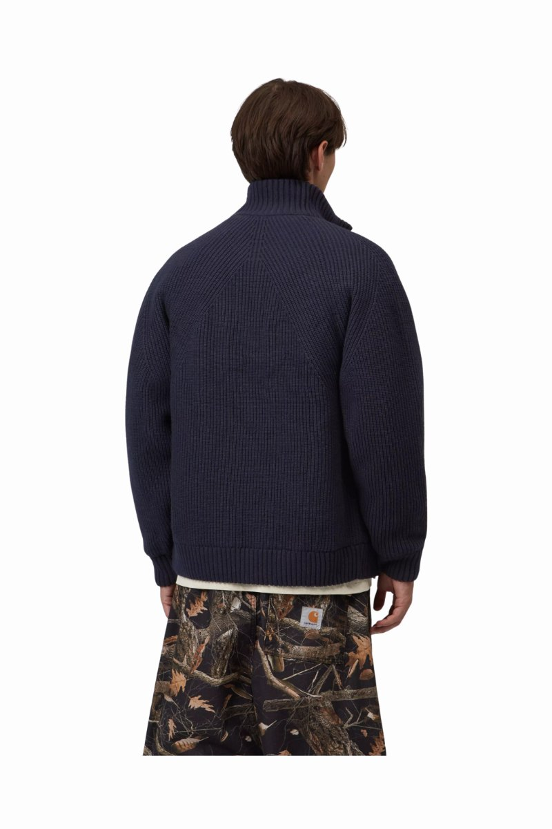 CARHARTT WIP BANLEY SWEATER JACKET Dark Navy