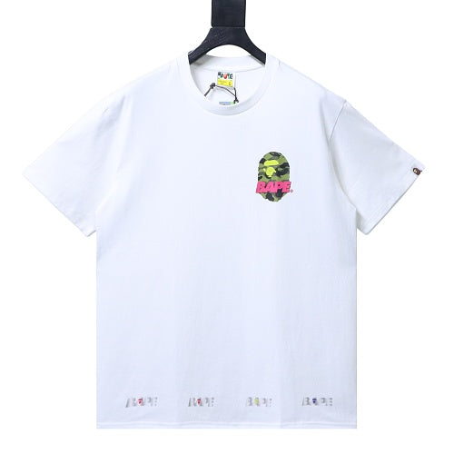 BAPE Camo Ape Head White short-sleeve