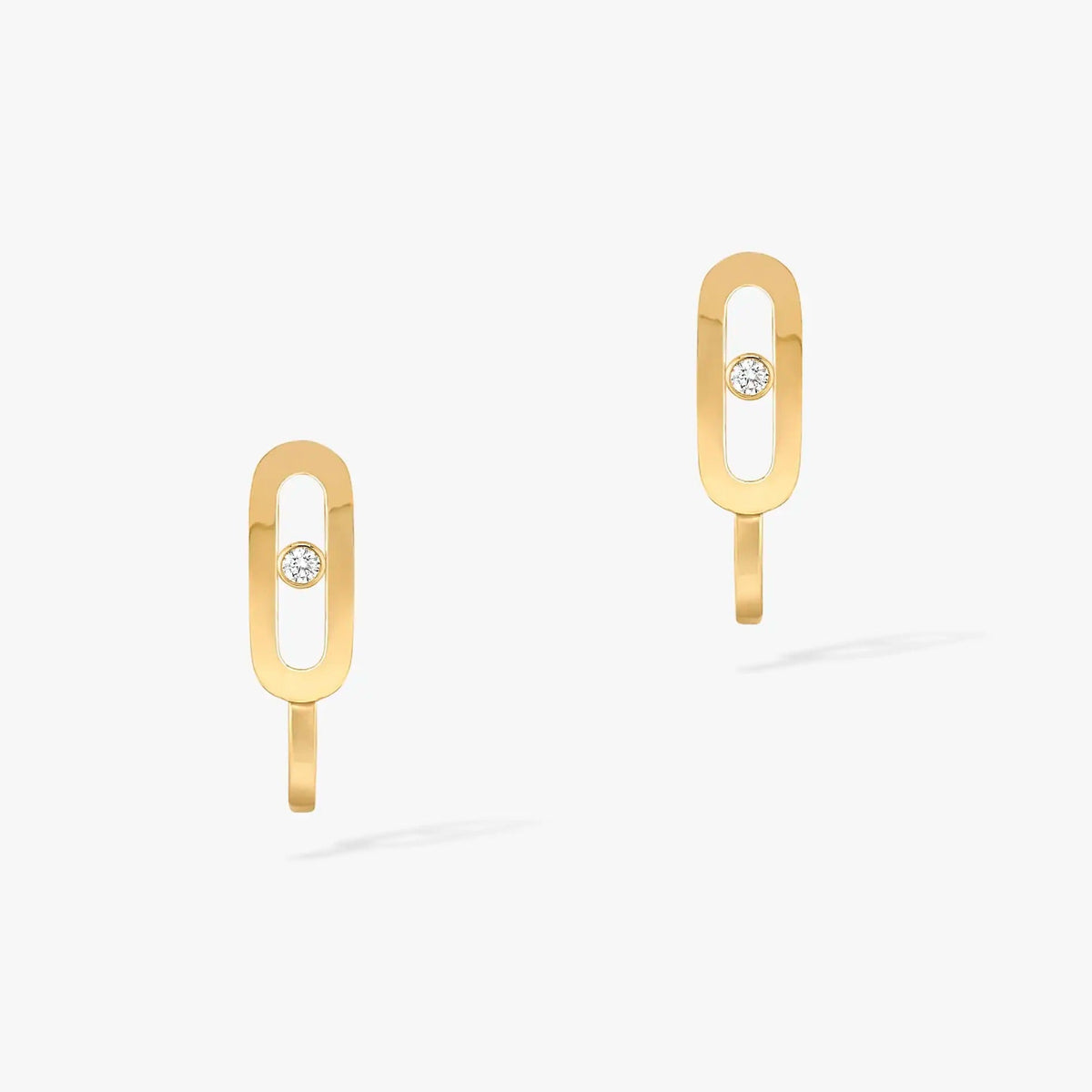MESSIKA CREOLES MOVE UNO MINI 1 DIAMOND EARRINGS