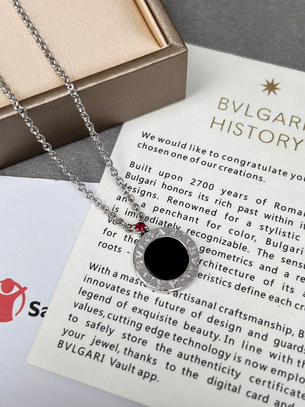 BVLGARI Ruby and Agate Necklace - Charity Edition