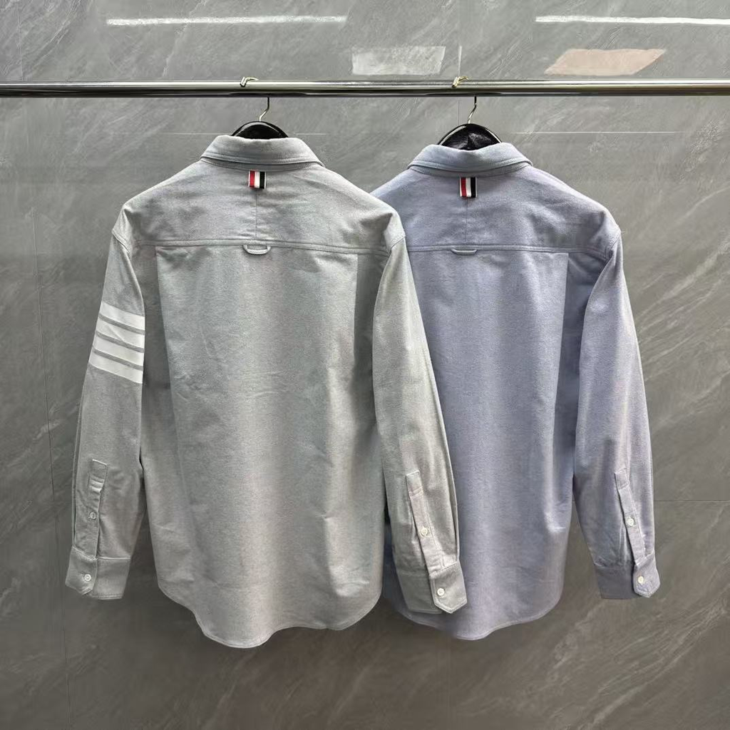Men's Casual Oxford Shirt - 100% Cotton Button - Front Shirt | Thom Browne