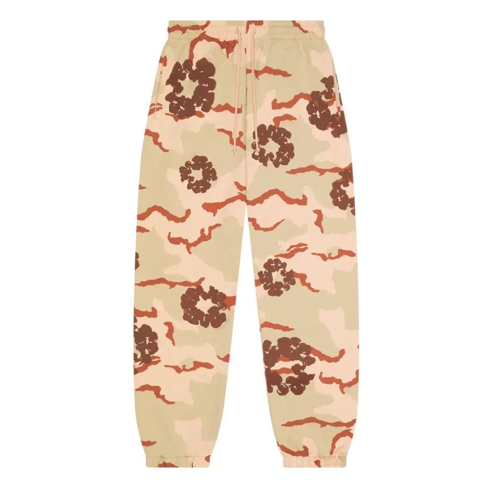 Denim Tears The Cotton Wreath Sweatpant Tan Camo