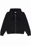 OBEY GOTHIC ZIP HOOD Dusty Black Limo