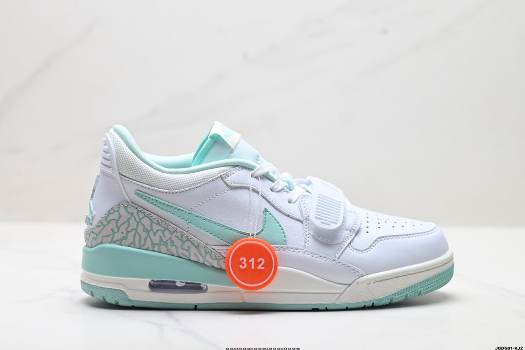 Jordan Legacy 312 Low White Mint Grey Sneakers