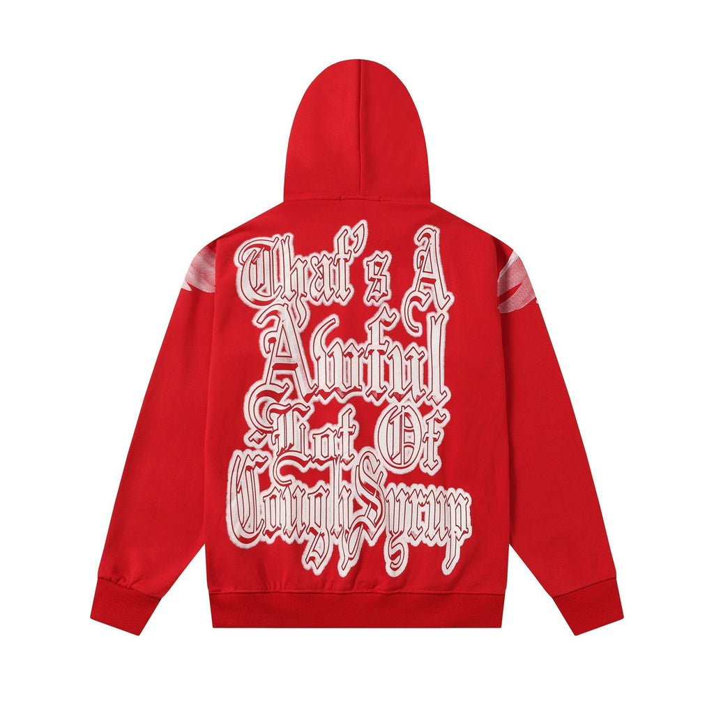 THAT'S A AWFUL LOT OF COUGH SYRUP Angel Graphic Hoodie