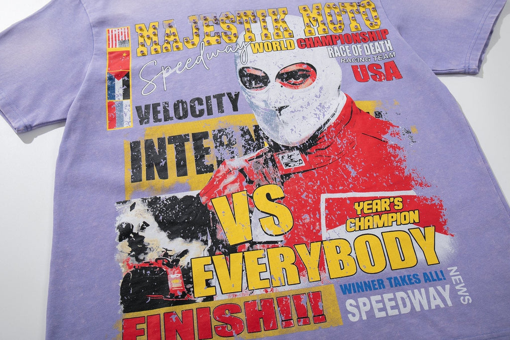 MAJESTIK Moto Racing Graphic T-Shirt