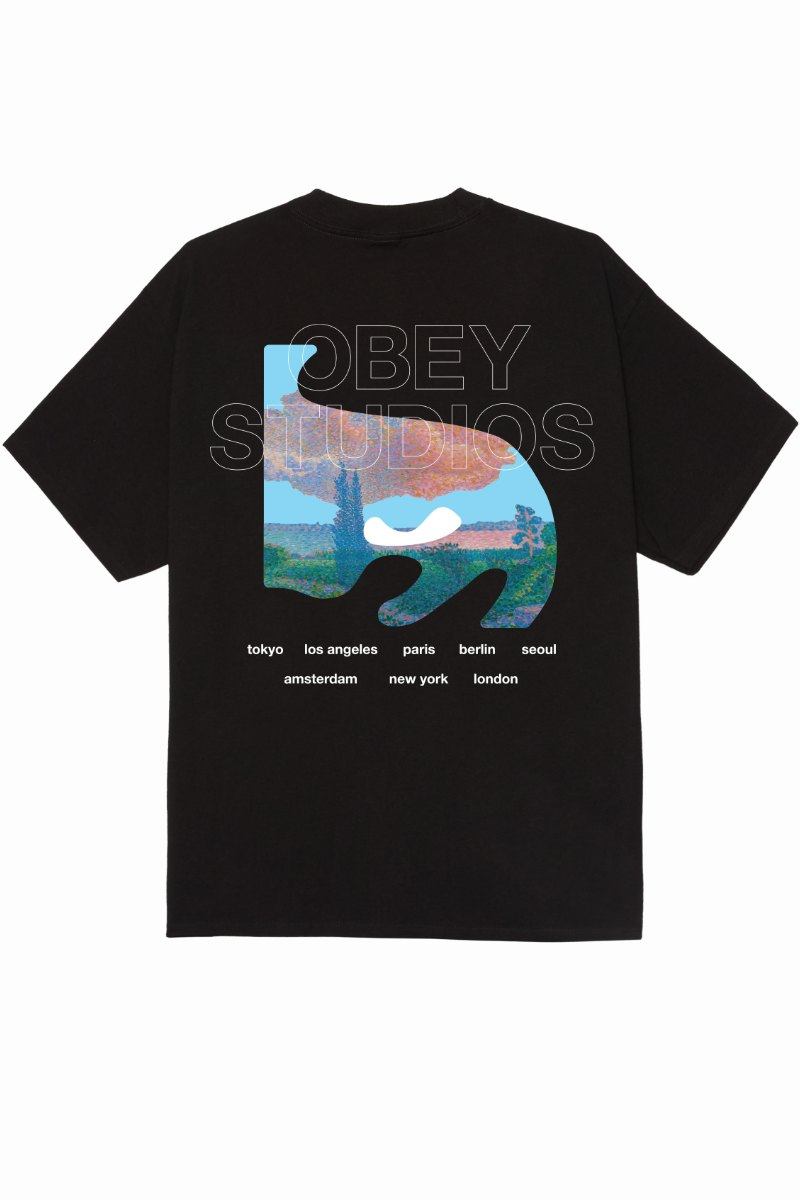 OBEY PASTURES T-SHIRT Black