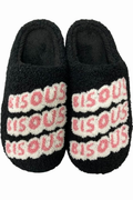 BISOUS SKATEBOARDS SLIPPERS SONICS Black