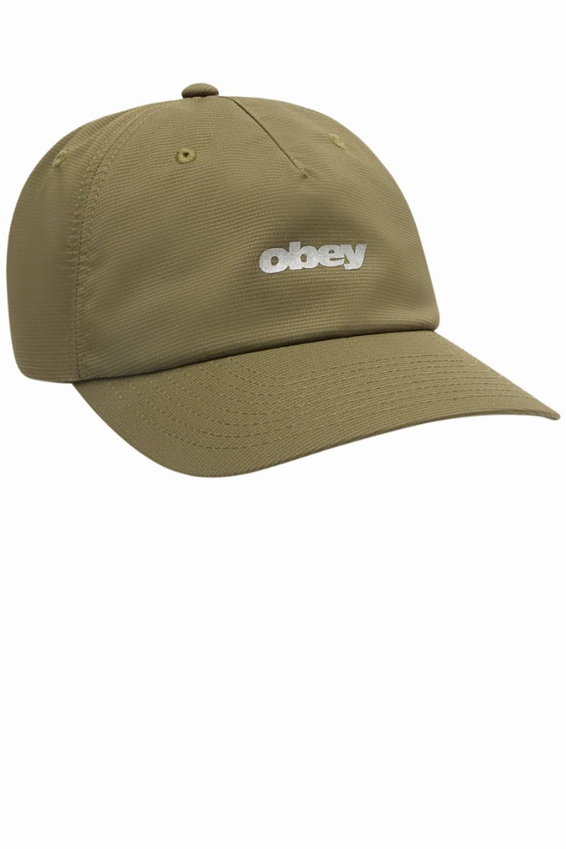 OBEY STRIDE 5 PANEL CAP Olive