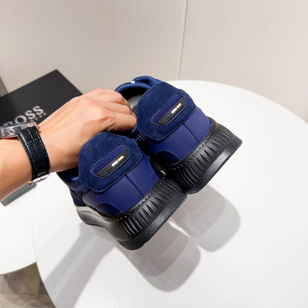 BOSS Knit Running Shoes