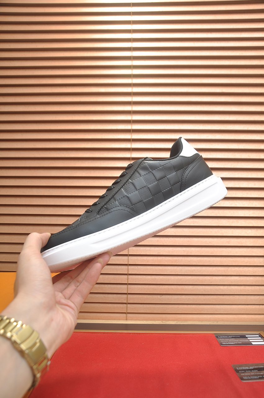 Louis Vuitton Black Low-Top Sneakers