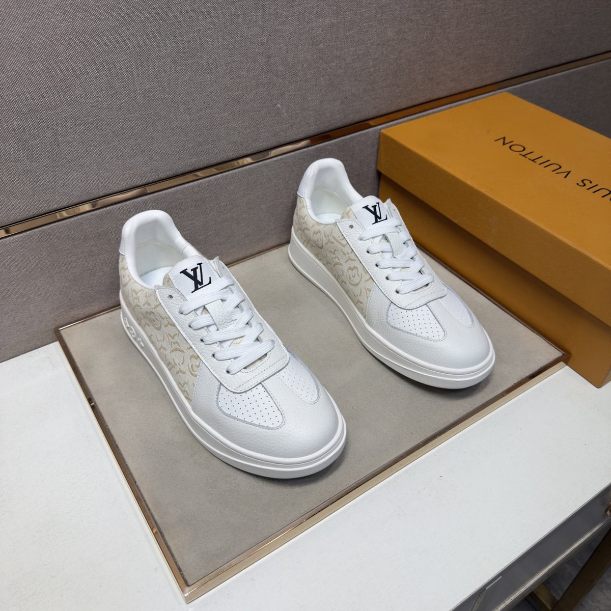 Louis Vuitton Patterned Panel Sneakers