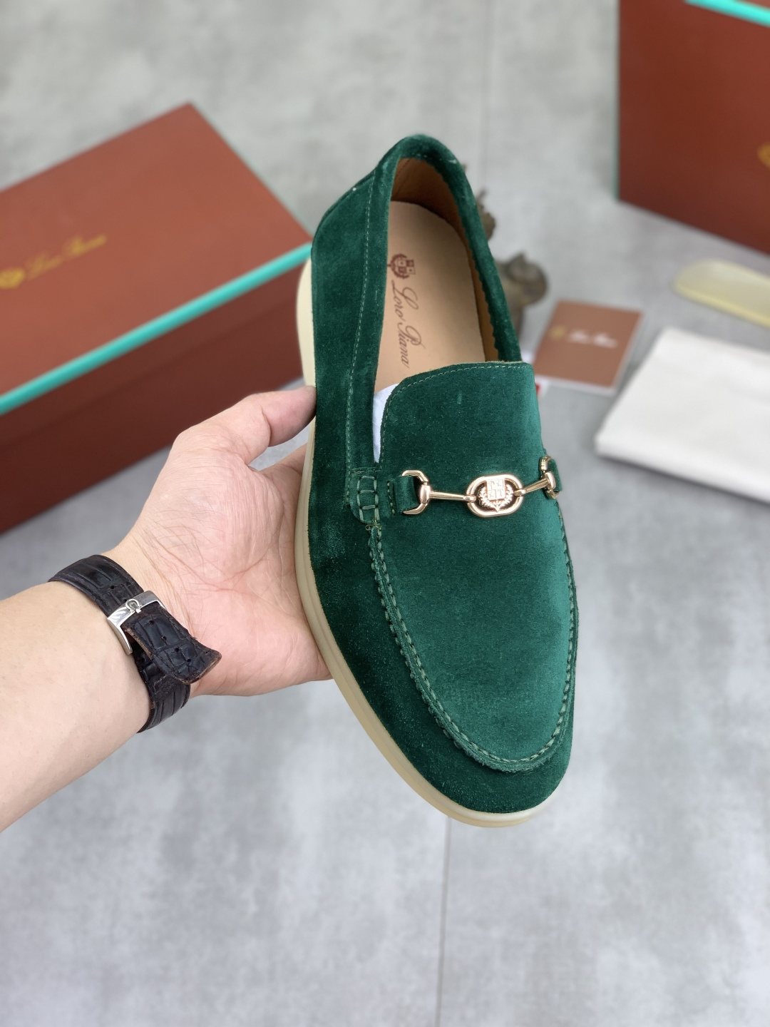 Loro Piana Bit Loafers