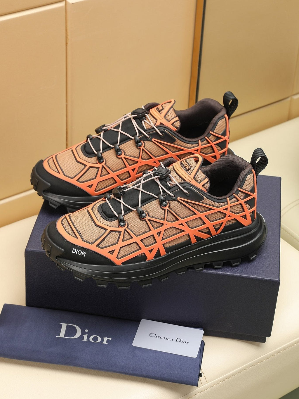 Dior B31 Runner White and Light Gray Sneakers