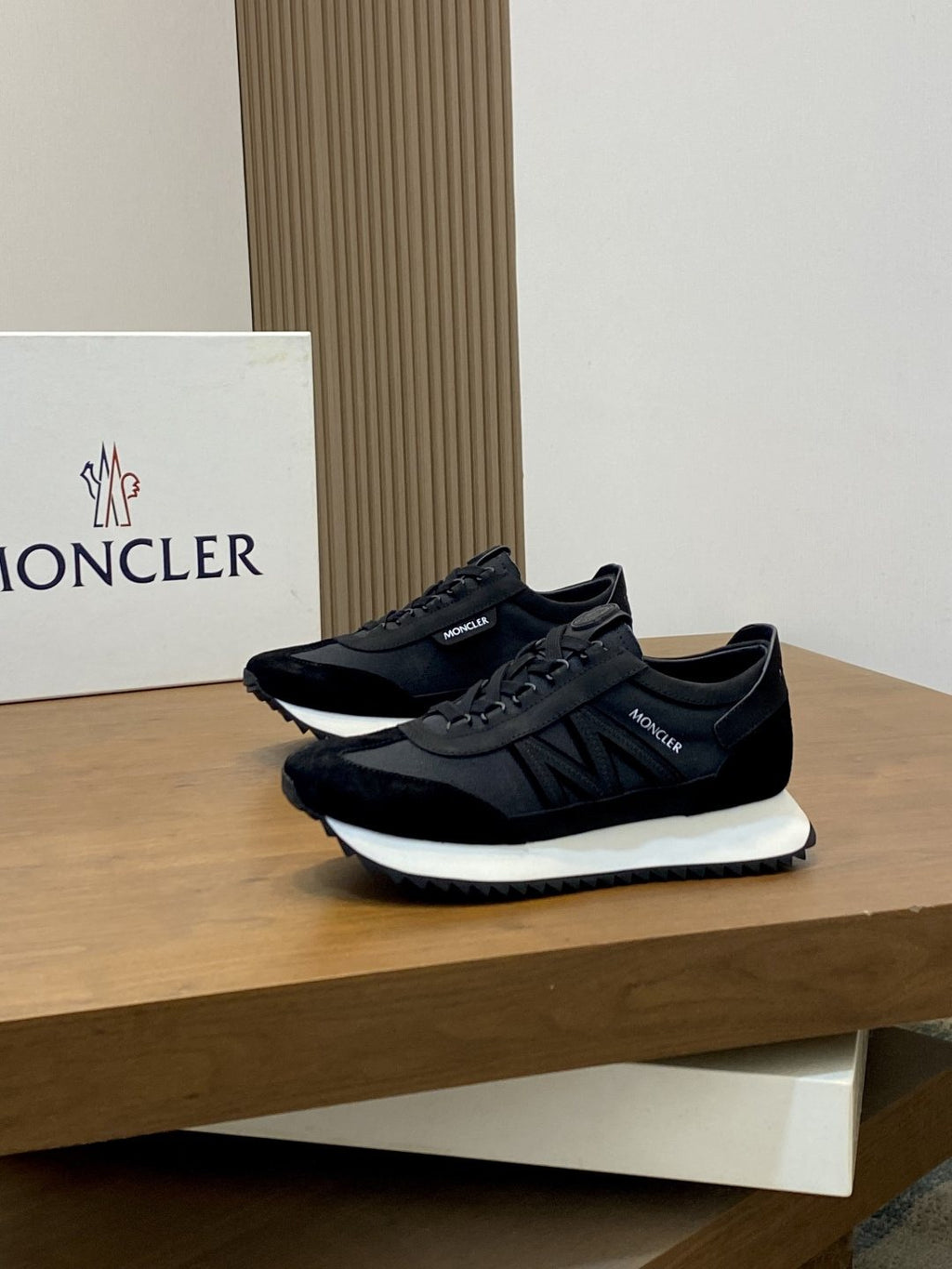 Moncler Men's Low-Top Mesh Sneakers