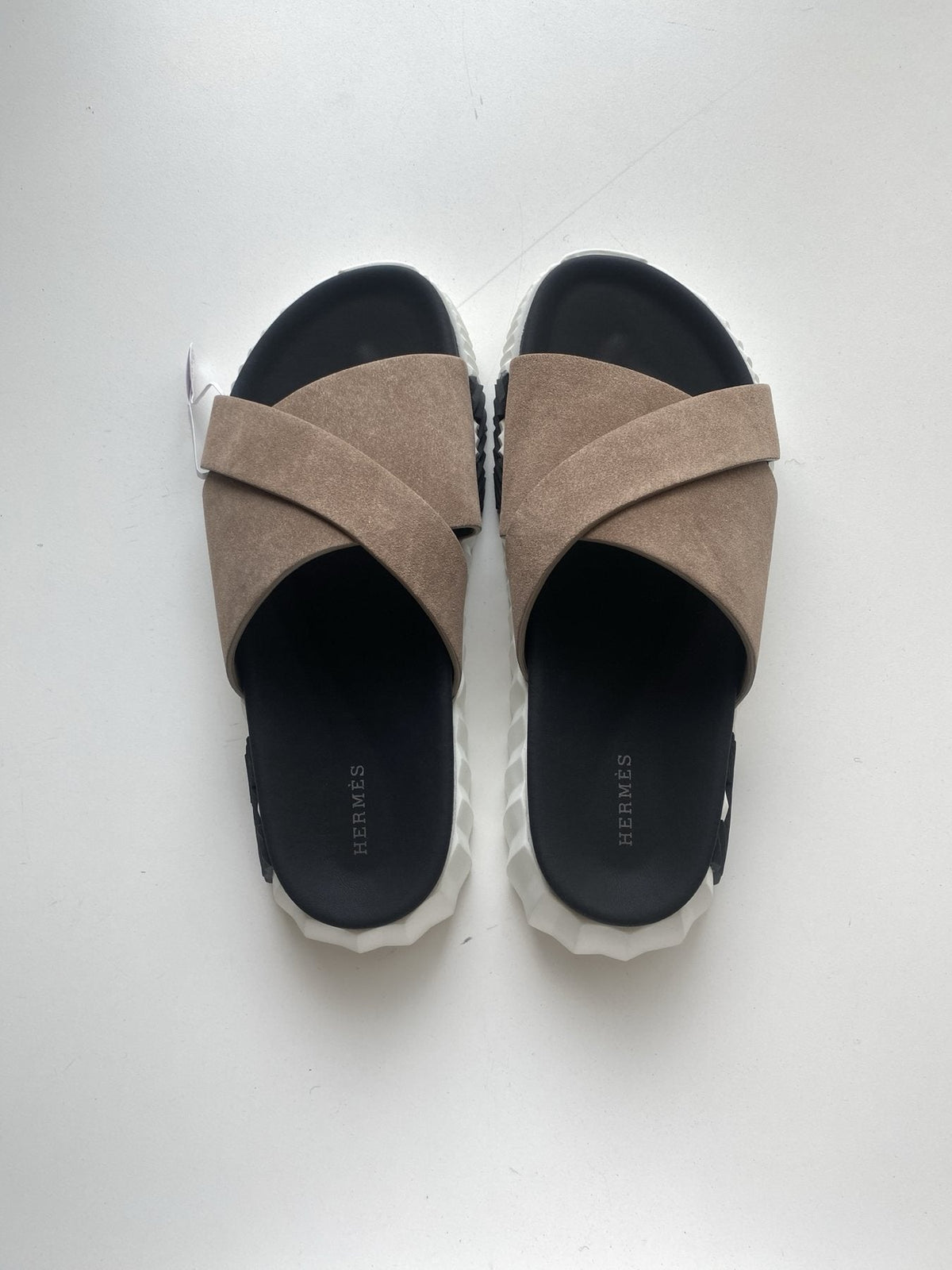 Hermès Cross-Strap Slide Sandals