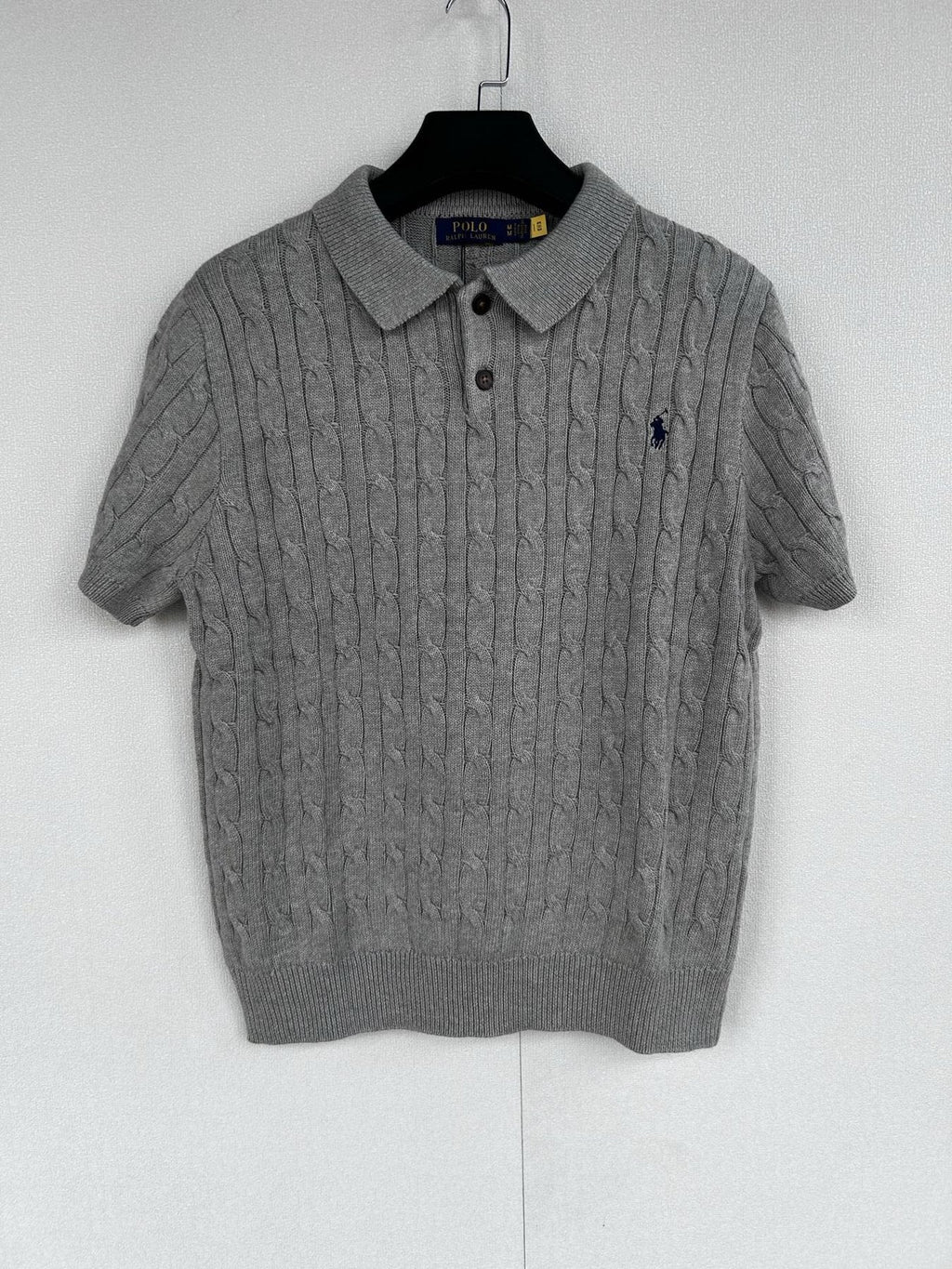 Ralph Lauren Cable-Knit Polo Shirt