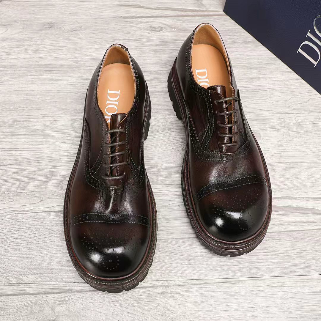 Dior Lace-Up Brogue Shoes