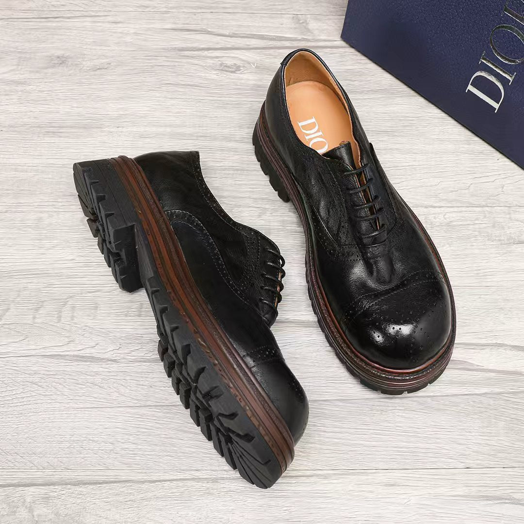 Dior Lace-Up Brogue Shoes