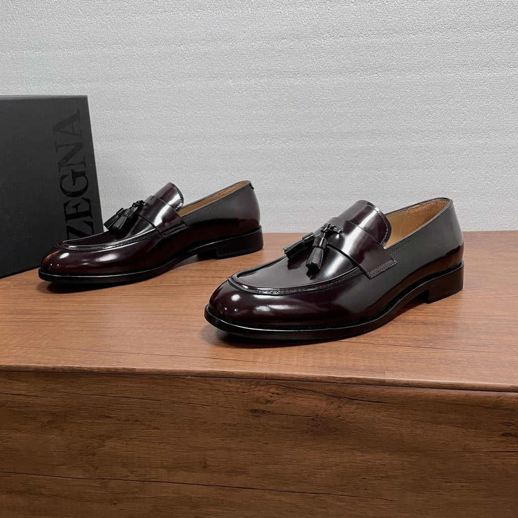 Zegna Men's Tassel Strap Loafers