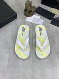 Prada Floral Thong Flip-Flops