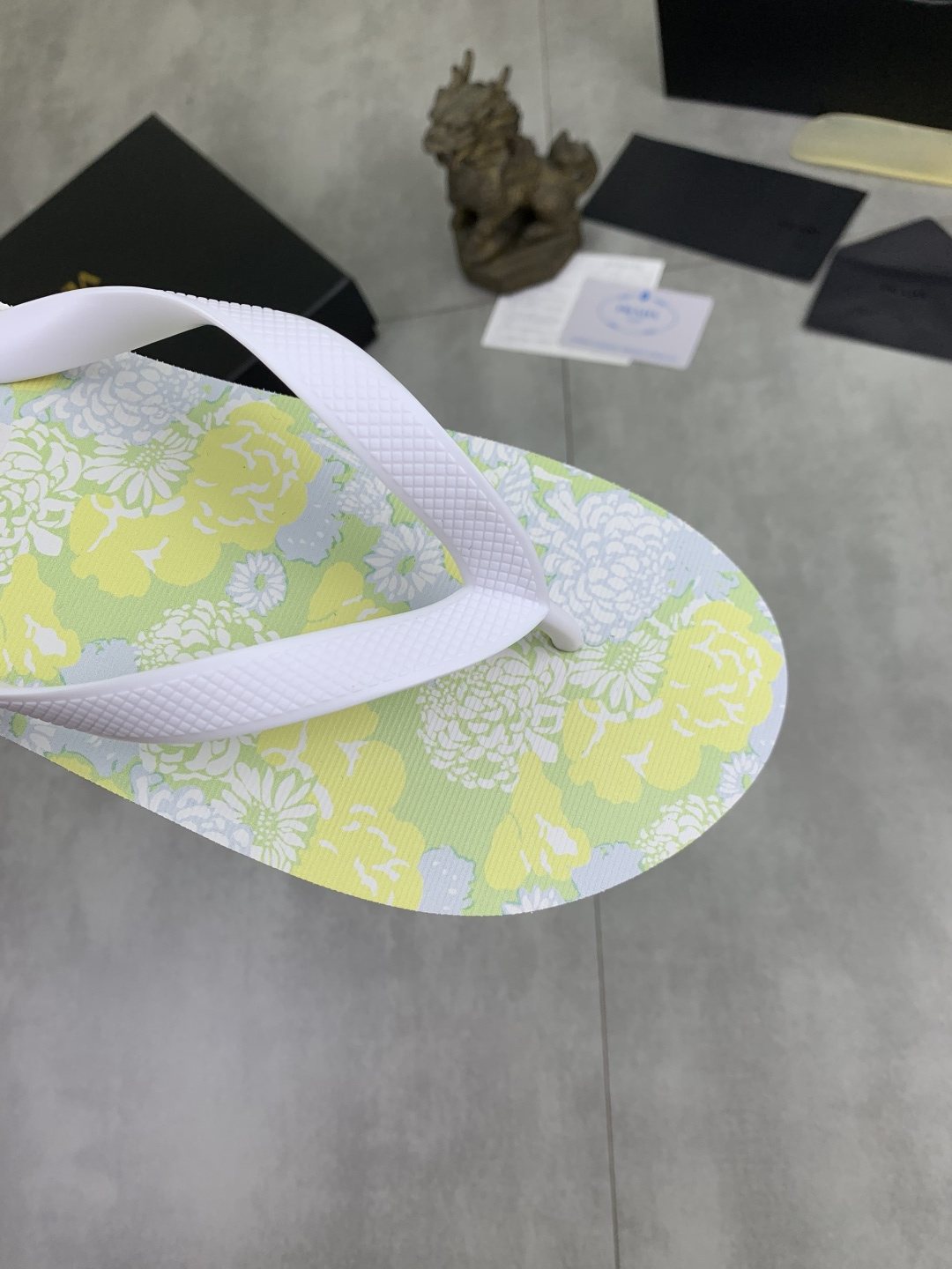 Prada Floral Thong Flip-Flops