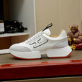 Hermès Men's Color-Block Low-Top Sneakers - Padded Collar