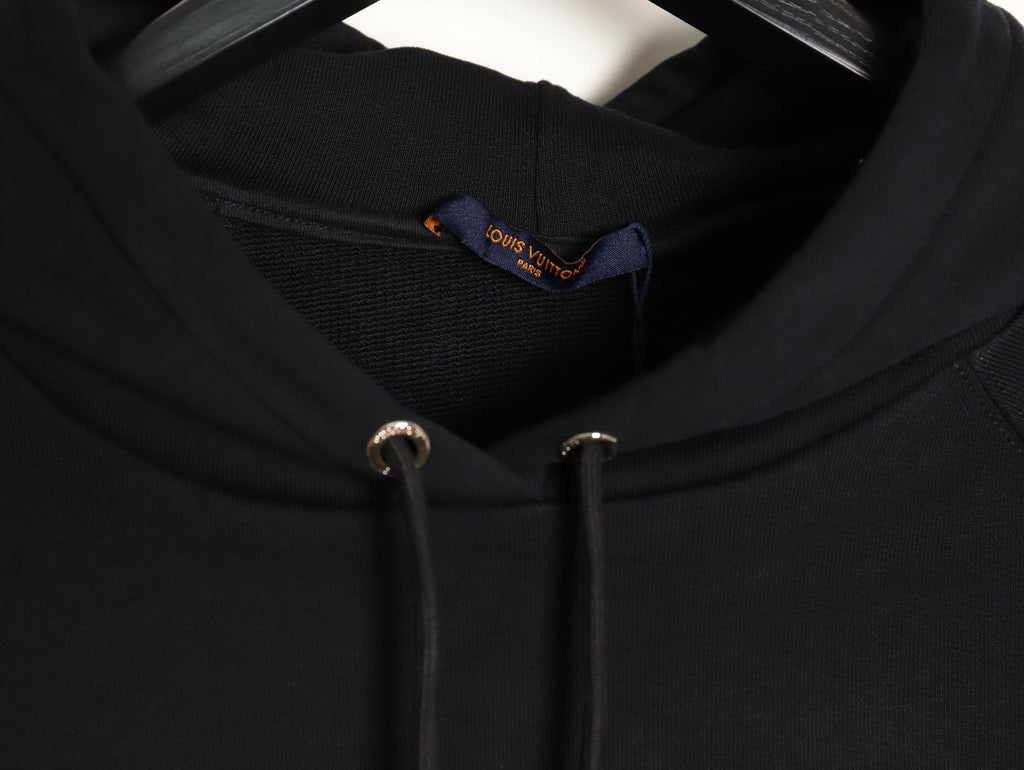 Louis Vuitton LV Lettering Pullover Hoodie - Black